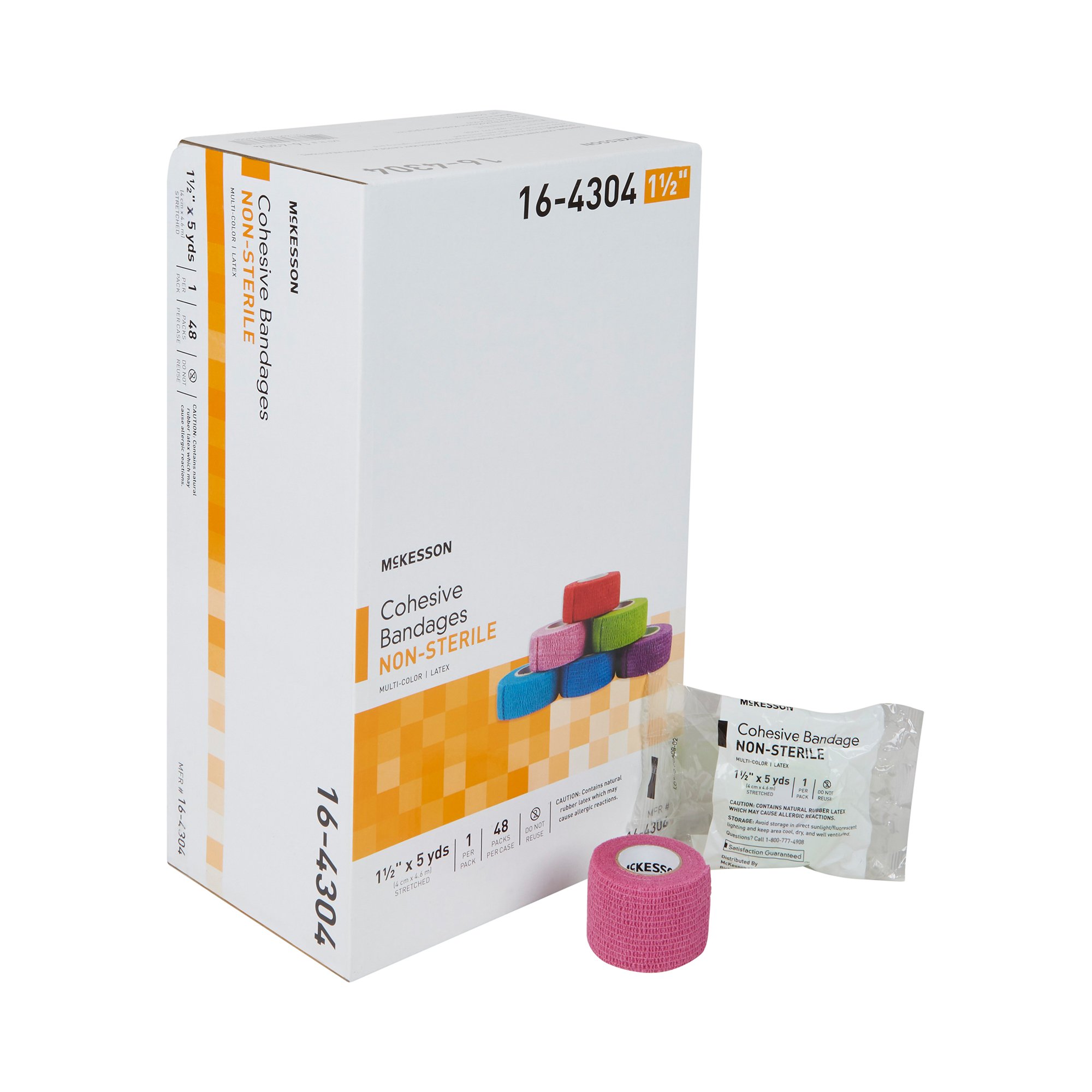 McKesson Brand - 16-4304 McKesson Self-adherent Closure Cohesive Bandage