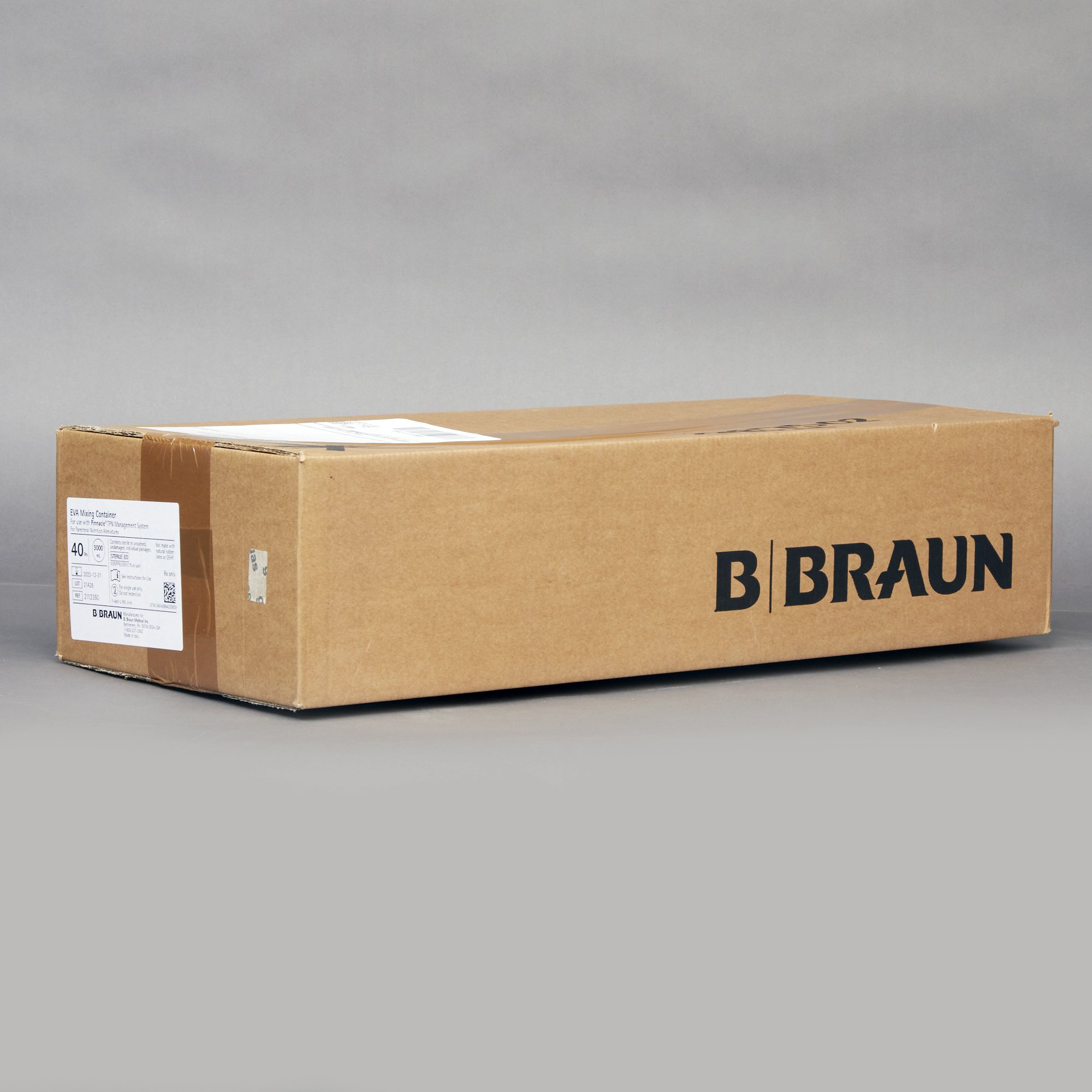 B. Braun 2112350 - Pinnacle® EVA Mixing Container, 3000 mL - 40/Case