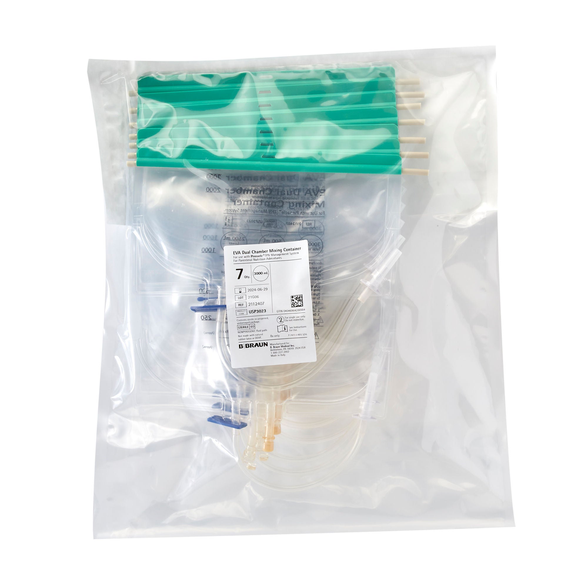 B. Braun - 2112407 Pinnacle® EVA Mixing Bag