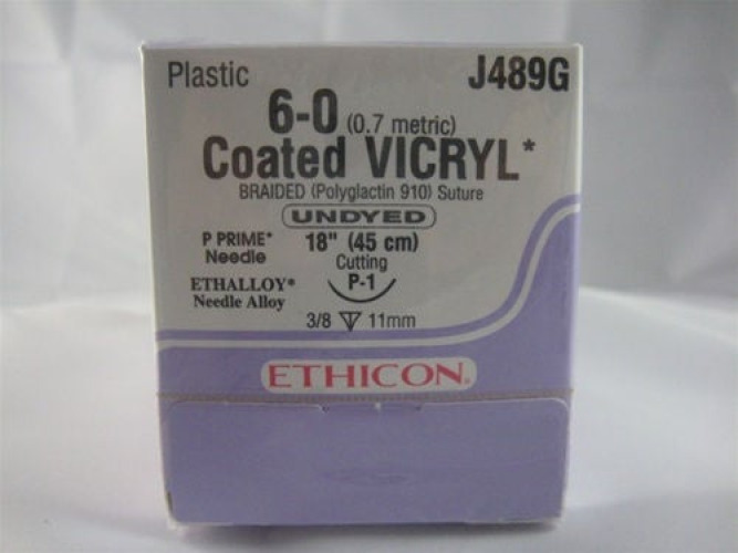 J & J Healthcare Systems - J489G Coated Vicryl™ Suture with Needle