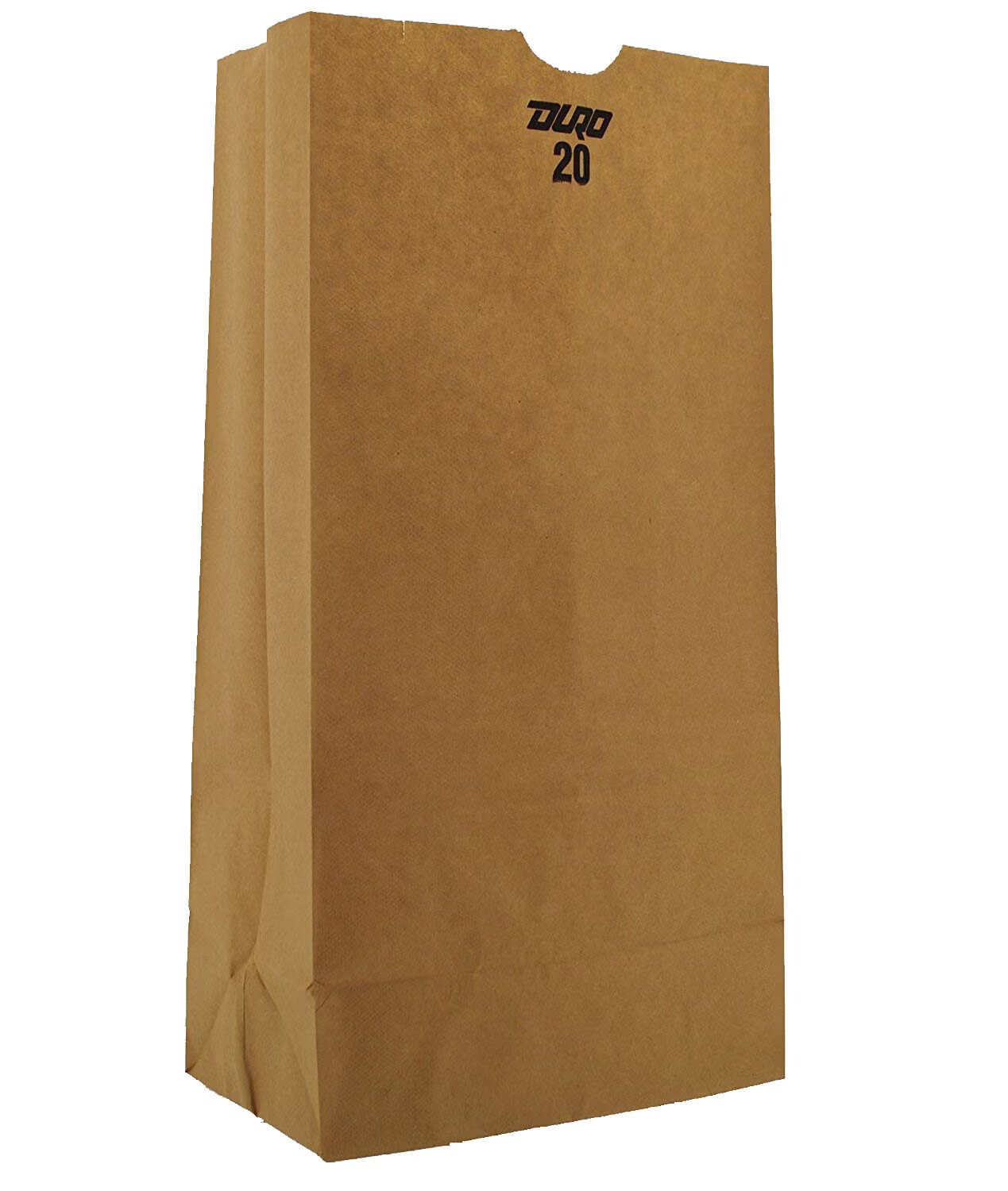 RJ Schinner Co - 18420 Grocery Bag Duro® Brown Kraft Recycled Paper #20