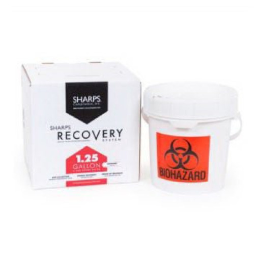 Sharps Compliance - 82500 Mailback Sharps Container 2.5 gal.