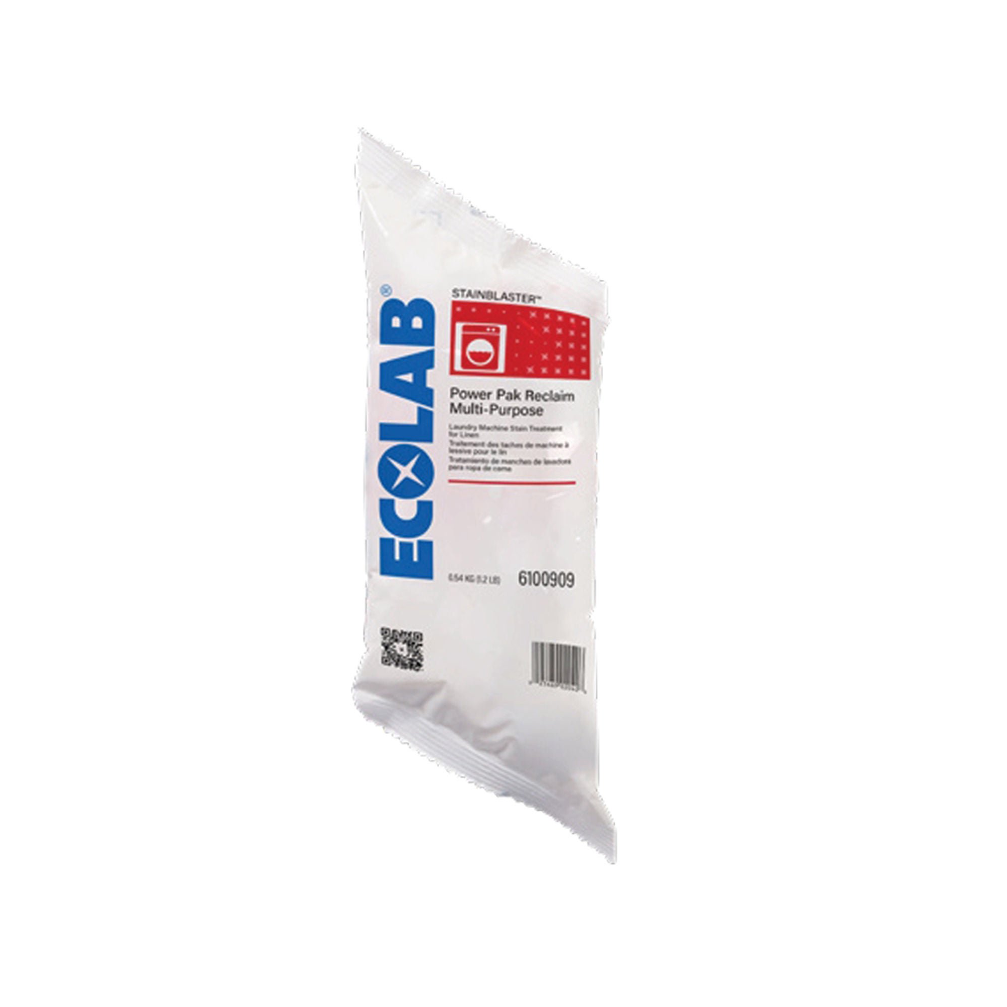 Ecolab - 6100909 StainBlaster Power Pak Reclaim White Laundry Stain Remover
