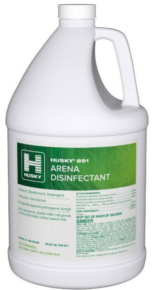 Canberra - HSK-891#01-35 Surface Disinfectant Cleaner Husky® 891 Arena Quaternary Based Manual Pour Liquid Concentrate 64 oz. Jug Fresh Scent NonSterile