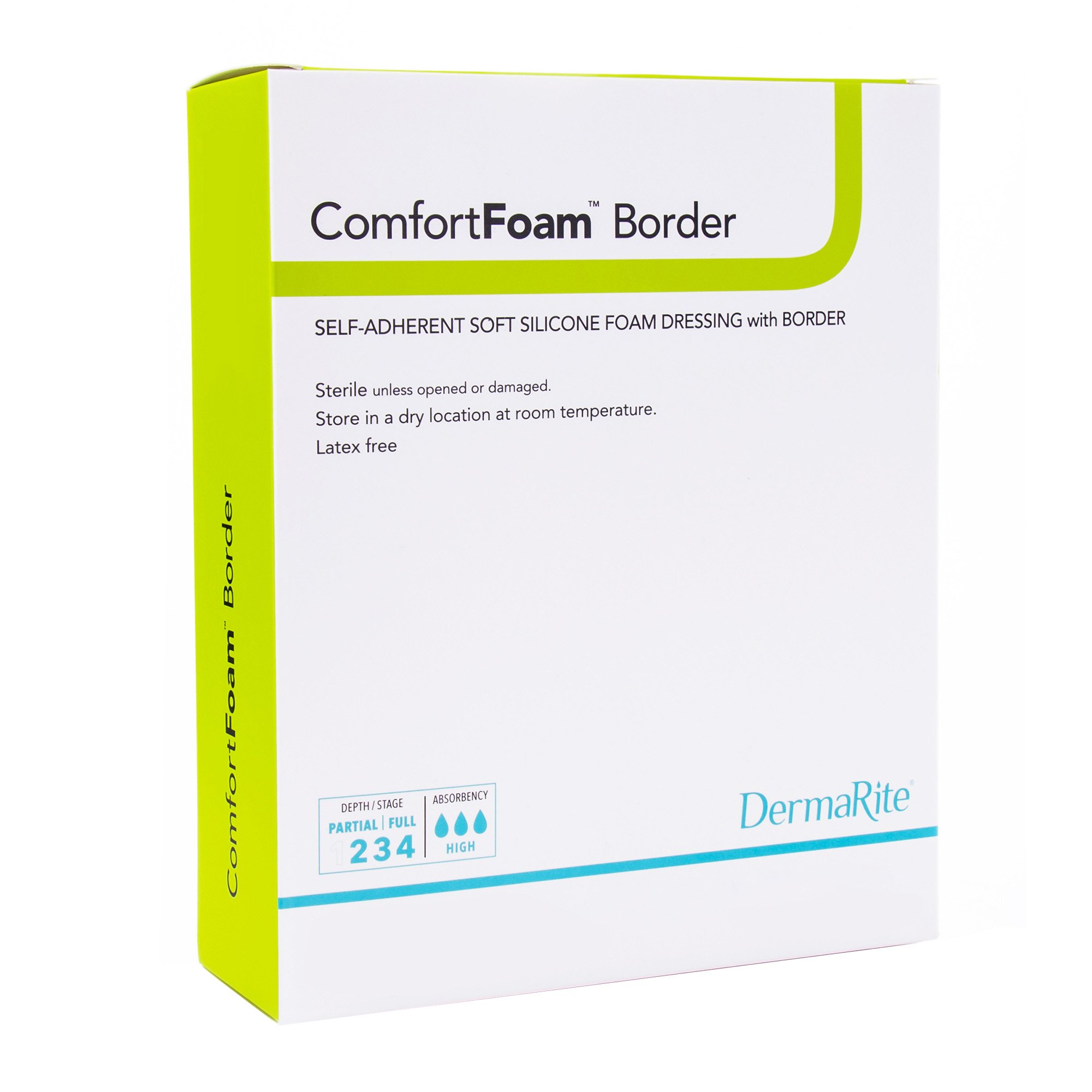 Sion Brands LLC - 43680 ComfortFoam™ Bordered Foam Wound Dressing w/ Soft Silicone Adhesive
