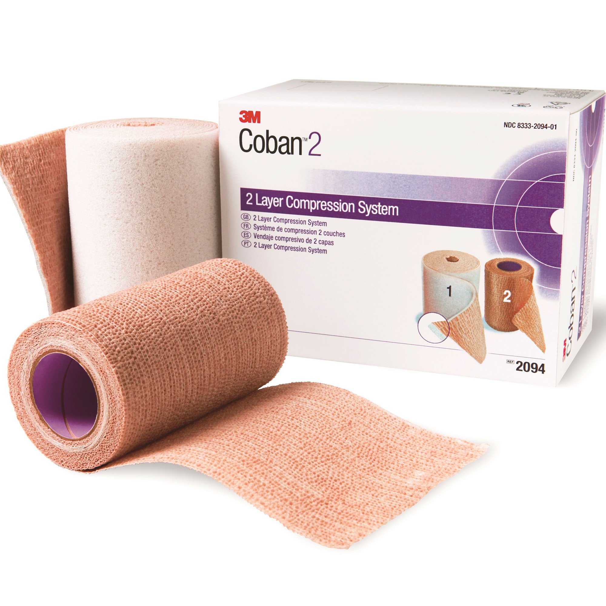 Solventum Corporation - 2094N 3M™ Coban™ 2 Closure Two-Layer Compression Bandage System