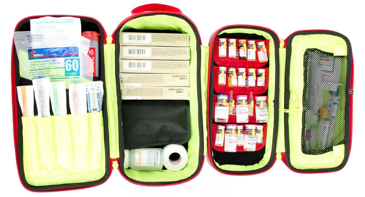 StatPacks Inc - G31003RE Medication Bag G3 Medicine Cell Red Molded Foam 6 X 7 X 12 Inch