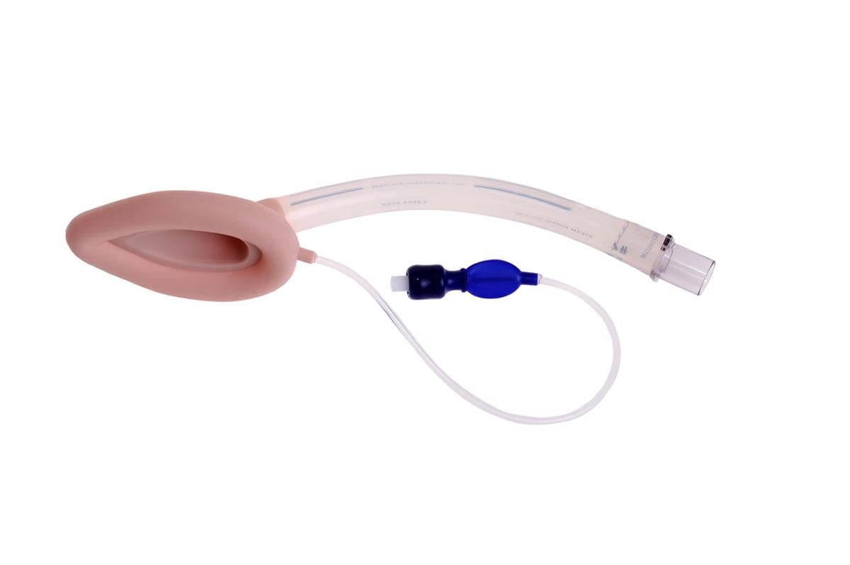 Medline - DYND280050 Curved Laryngeal Mask Medline Size 5 Silicone Reusable NonSterile