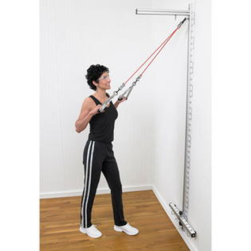 Performance Health - 81413145 Wall Station TheraBand® With Grip Handle/Head Strap X-Light