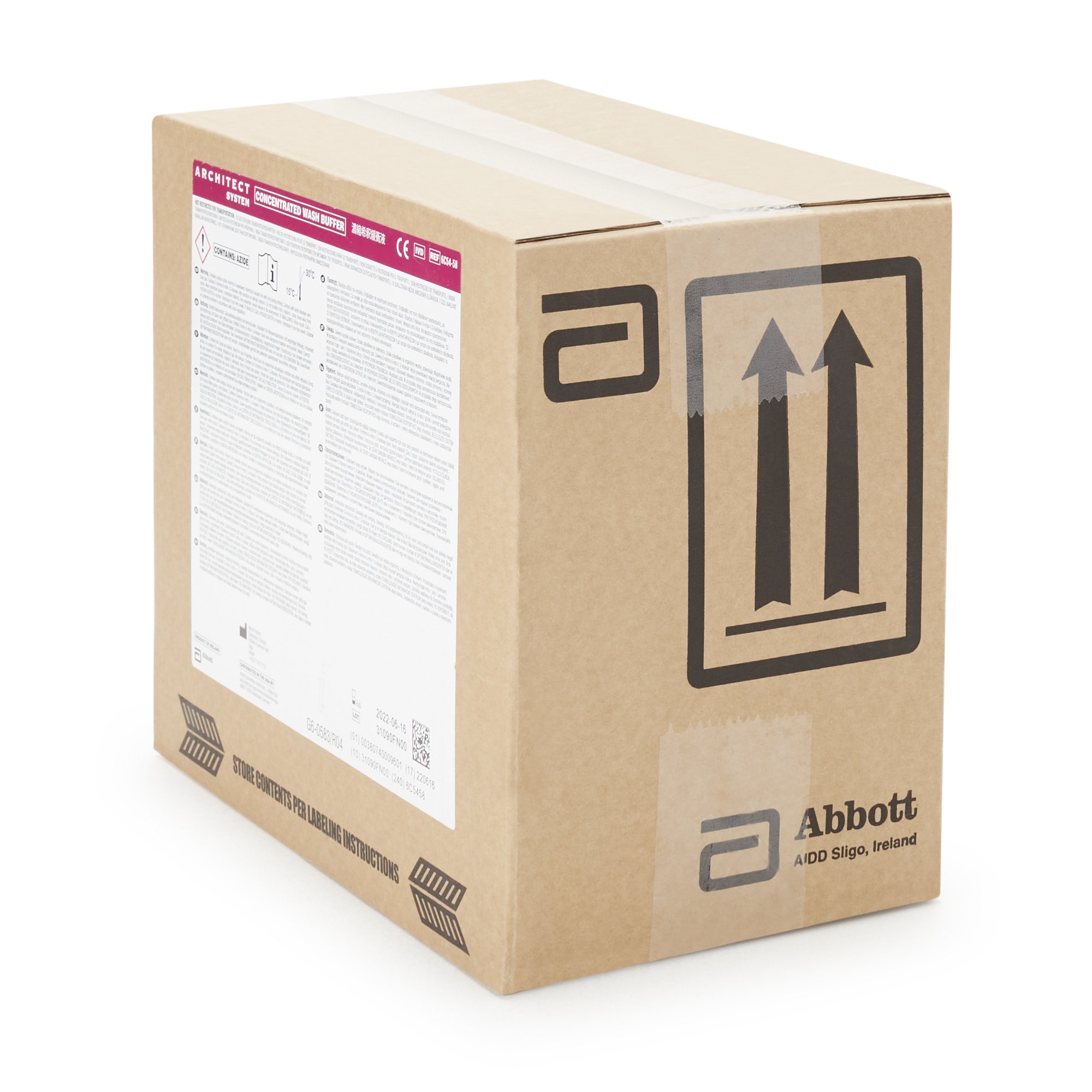 Abbott 06C5458 - Architect™ Wash Reagent, Concentrated Wash Buffer - 4/Box