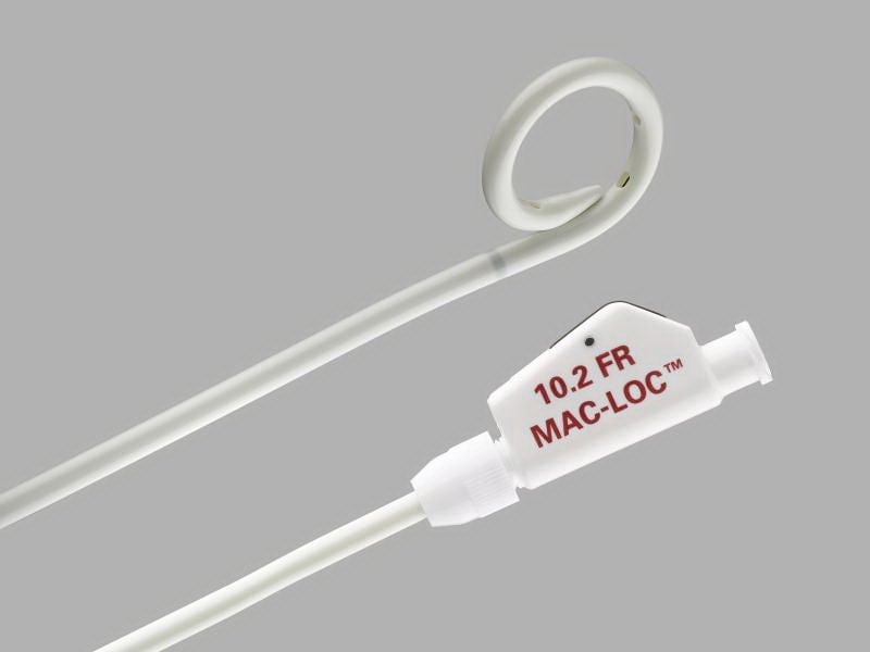 Cook Medical - G09767 Multipurpose Drainage Catheter 12 Fr. Mac-Loc Locking Loop Straight Style 45 cm Length