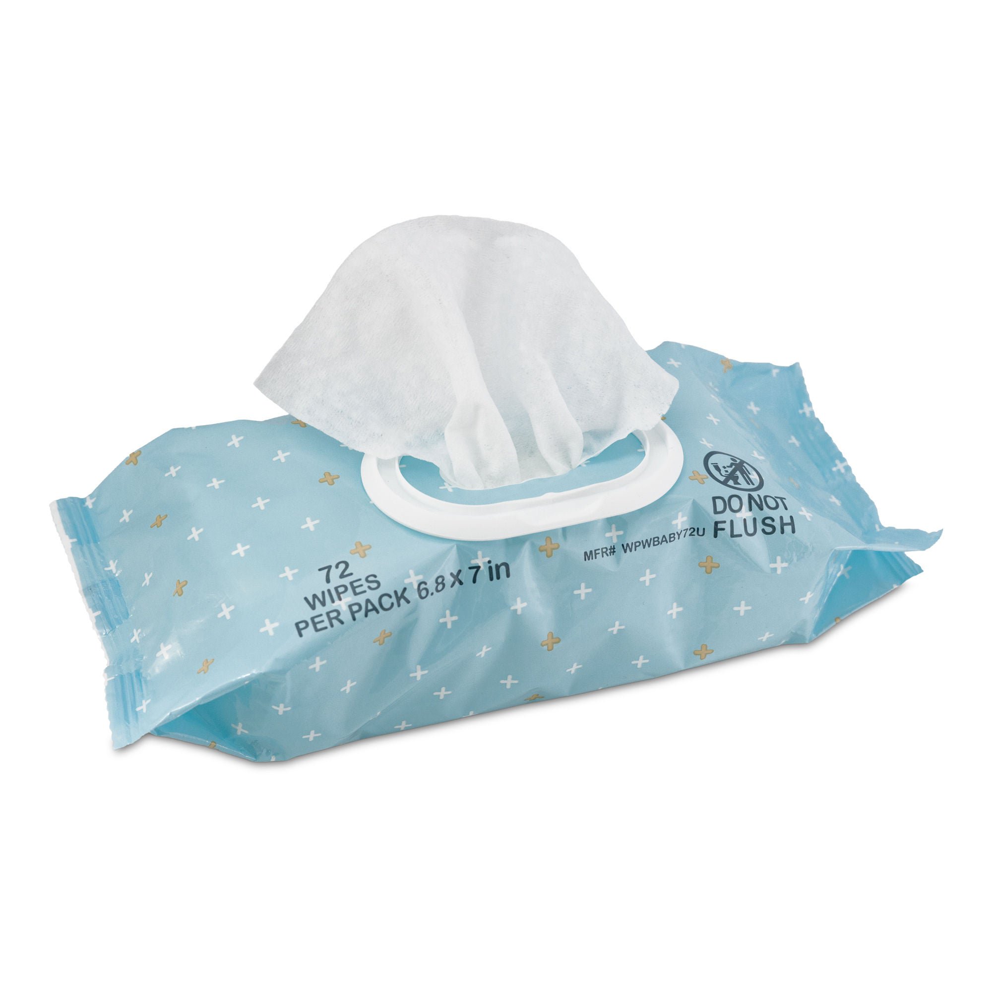 McKesson Brand - WPWBABY72U McKesson Unscented Baby Wipe