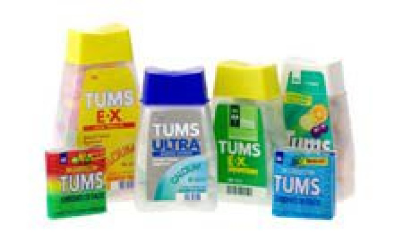Glaxo Consumer Products 00135018114 - Tums® Ultra Strength 1000 Antacid Chewable Tablets Assorted Berries - 1/Bottle