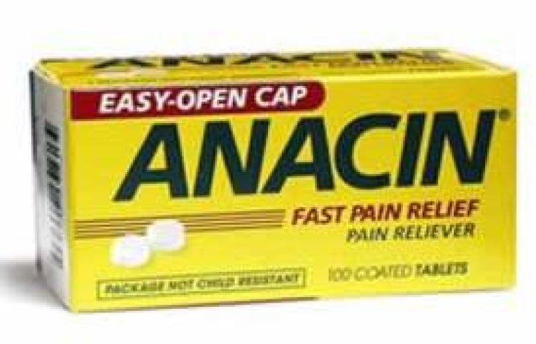 Emerson Healthcare 63736020045 - Anacin® Aspirin Pain Relief - 1/Bottle