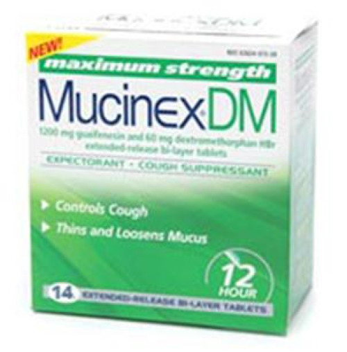 Reckitt Benckiser 63824007235 - Mucinex® DM Cold and Cough Relief - 14/Box
