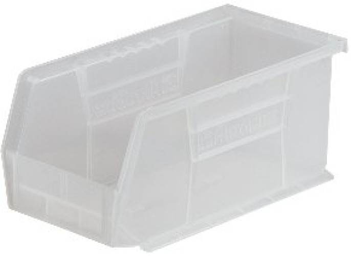 Akro-Mils 30230SCLAR - AkroBins® Storage Bin, Clear, 5 x 5.5 x 10.875 Inch - 1/Each, 12/Carton