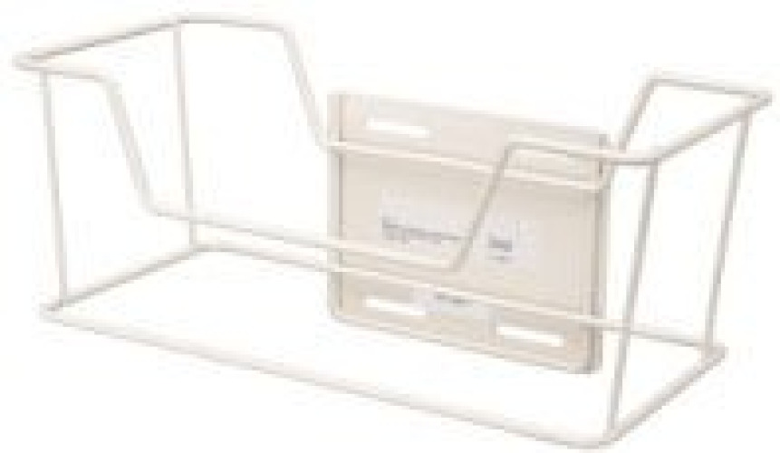 BD - 305588 Sharps Container Bracket 12.5 W X 6 H X 6 D Inch Powder Coated Formed Metal Wall Mount Non-Locking