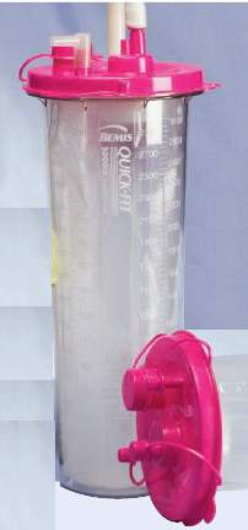 Bemis Healthcare 3000SC 01 - Quick-Fit™ Suction Canister for use with Quick-Fit™ Liner Systems, 3000 mL - 1/Each