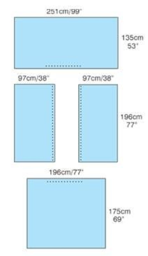 Cardinal - 9106 Convertors® Tiburon® General Purpose Drape Pack