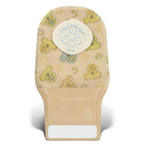 ConvaTec 411633 - Little Ones® One-Piece Transparent Ostomy Pouch, 4 Inch Length, 0 to 23 mm Stoma - 10/Box