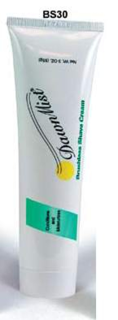 Donovan Industries BS30 - DawnMist® Shaving Cream 3 oz. Tube - 1/Each, 144/Case