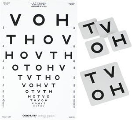 Good-Lite - 600736 Eye Chart Good-Lite® 10 Foot Distance Acuity Test