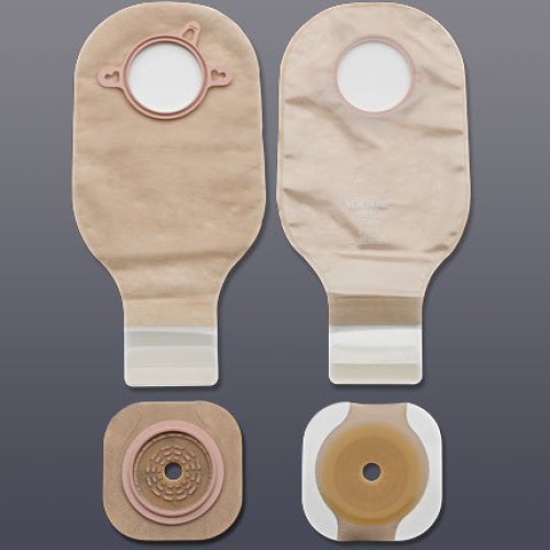 Hollister 19054 - New Image™ 19054 Two-Piece Clear Ileostomy/Colostomy Pouch, 70mm Flange, Blue - 5/Box