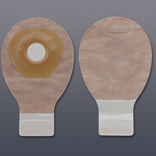 Hollister 88730 - Premier™ One-Piece Beige Ostomy Pouch, 7 Inch Length, Mini, 1-3/16 Inch Stoma - 20/Box