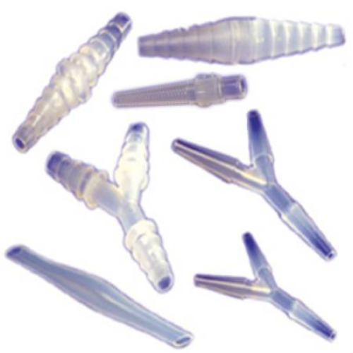 Cardinal 8888270702 - Argyle™ Clean Polyethylene 5-in-1 Bubble Surgical Suction Tubing Connector - 1/Each, 100/Case
