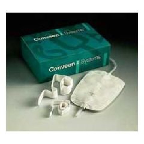 Coloplast 05062 - Conveen® Urinary Leg Bag, Anti-Reflux Valve, Sterile Polyethylene, 1500 mL - 1/Each, 10/Box