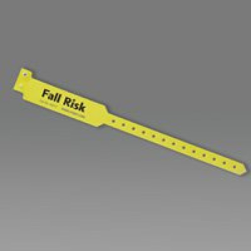 Tidi Products 6251Y - Tidi Fall Risk Wristband, Yellow - 50/Box