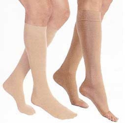 BSN Medical 114807 - Jobst® Relief Compression Stockings, Knee High, Medium, Beige, Closed Toe - 1/Pair