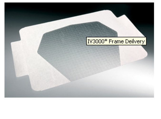 Smith & Nephew 59410882 - IV3000 Frame Delivery Moisture Responsive Catheter Dressing, 4 x 4¾ Inch - 1/Each, 50/Box, 200/Case
