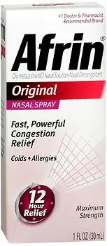 Bayer - 04110081125 Afrin® Original Oxymetazoline Sinus Relief