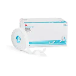 Solventum Corporation 3730-0 - 3M™ Multipore™ Dry Dressing Retention Tape w/ Liner, 0.5 Inch x 5.5 Yard, White - 1/Roll, 12/Box, 48/Case