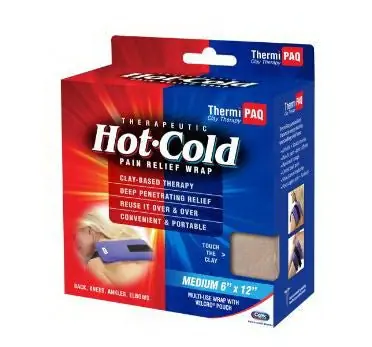 Drive DeVilbiss Healthcare - TPF5201LP Hot / Cold Therapy Wrap ThermiPaq General Purpose Medium 1/2 X 6 X 12 Inch Fabric / Clay Reusable