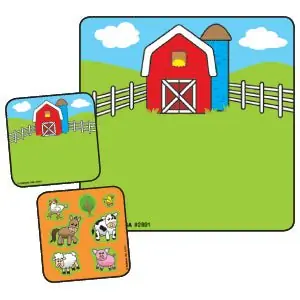 Medibadge - 2891 Sticker Make-A-Sticker™ 90 per Unit Barnyard Make - A - Sticker 