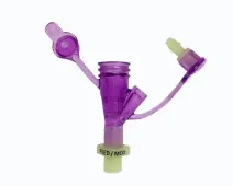 Applied Medical Technology Inc - TRN204 ENFit® Y-Port Transition Adapter w/ Enhanced Med-Port