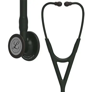 Solventum Corporation - 6163 Cardiology Stethoscope 3M™ Littmann® Cardiology IV™ Black 1-Tube 27 Inch Tube Convertible Chestpiece