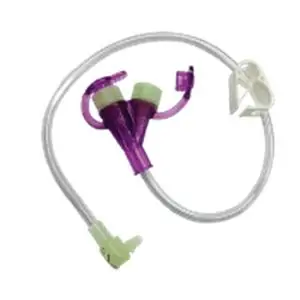 Applied Medical Technology Inc - 8-2455-ISOSAF Right Angle Dual ENFit® Y-Port Feed Set micro G-JET® 24 Inch