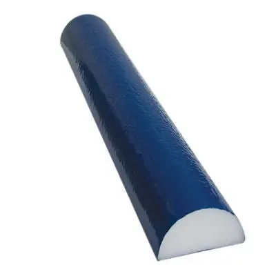 Fabrication Enterprises - 30-2245 CanDo® Half-Round Therapy Foam Roller Blue PE Foam / TufCoat 4 X 36 Inch