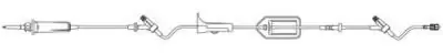 B. Braun - US9923F IV Pump Set Vista® Pump 2 Ports 15 Drops / mL Drip Rate 0.2 Micron Filter 124 Inch Tubing Solution