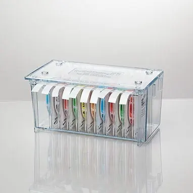 Health Care Logistics - 18894 Label Dispenser Peel N Go® 4-1/8 X 5-3/10 X 9-3/16 Inch Desktop Manual Pull Clear Plastic 10 Roll Dispenser For use with Medication Labels