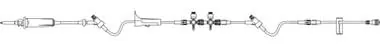 B. Braun - 354210 Primary IV Administration Set Caresite® Gravity 4 Ports 15 Drops / mL Drip Rate Without Filter 130 Inch Tubing Anesthesia