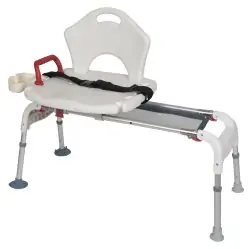 Drive DeVilbiss Healthcare RTL12075 - drive™ Aluminum Bath Transfer Bench, 21 – 25 Inch Seat Height - 1/Each