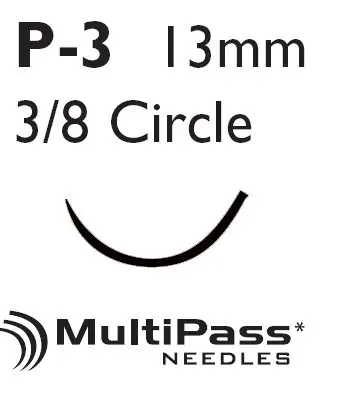 J & J Healthcare Systems - J463G Coated Vicryl™ Suture with Needle