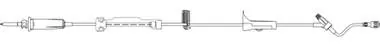 B. Braun - 362031 IV Pump Set Infusomat® Pump 1 Port 15 Drops / mL Drip Rate Without Filter 119 Inch Tubing Solution