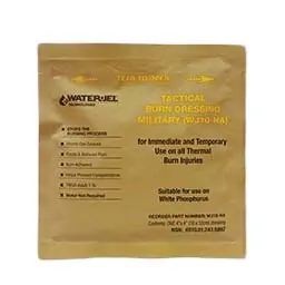 Safeguard US Operating LLC - WJ10HA.00.000 Hydrogel Burn Dressing Water-Jel® Tactical Military Sheet 4 X 4 Inch Sterile