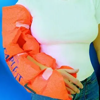 The Seaberg Company - FS 802-10 Fasplint® General Purpose Splint Vacuum Splint Vinyl Orange 20 X 24-1/2 Inch