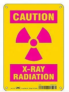 Grainger - 452A47 Wall Sign Caution Caution X-Ray Radiation